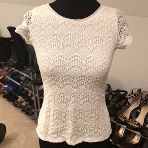 Lace-front Top - like new